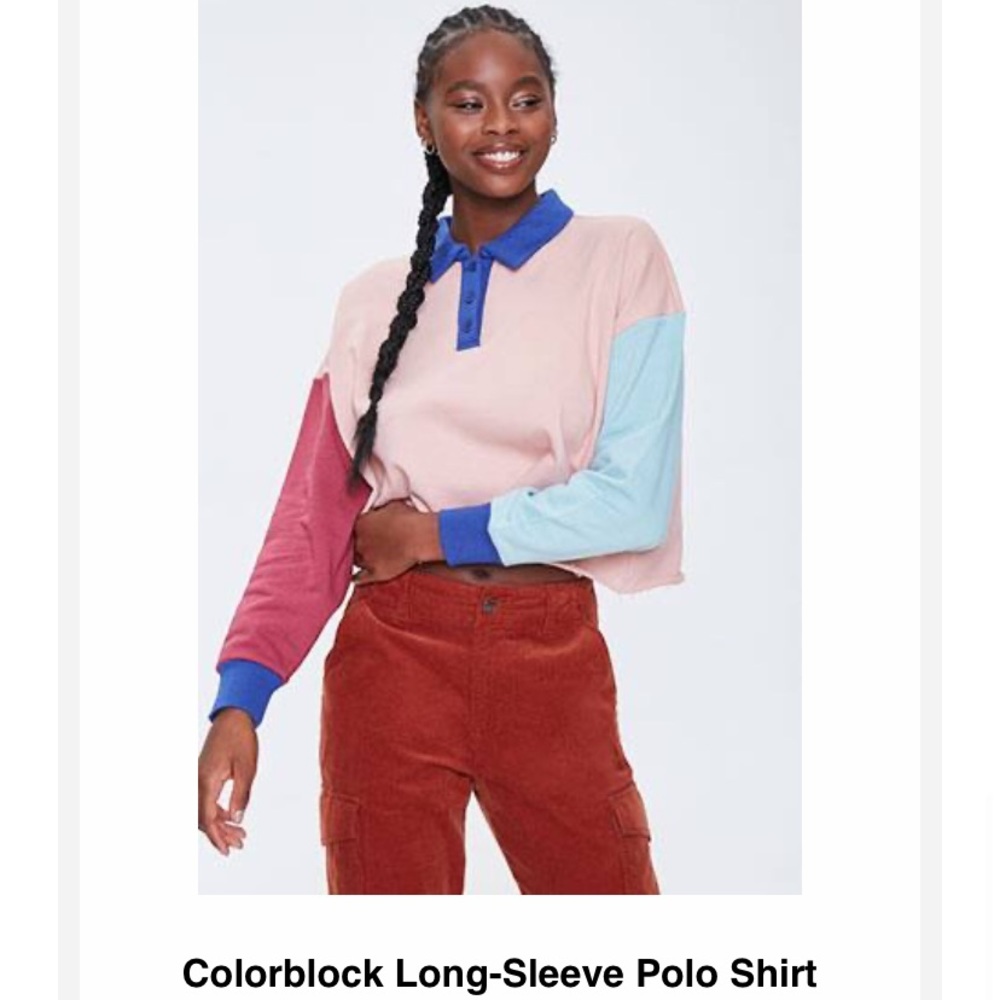Color block long sleeve